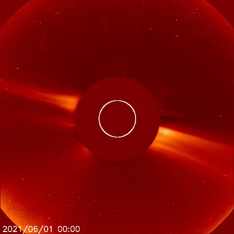 Image of solar wind