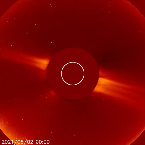 Image of solar wind