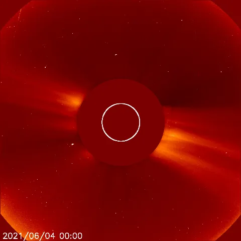 Image of solar wind