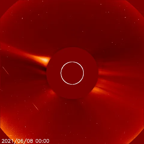 Image of solar wind