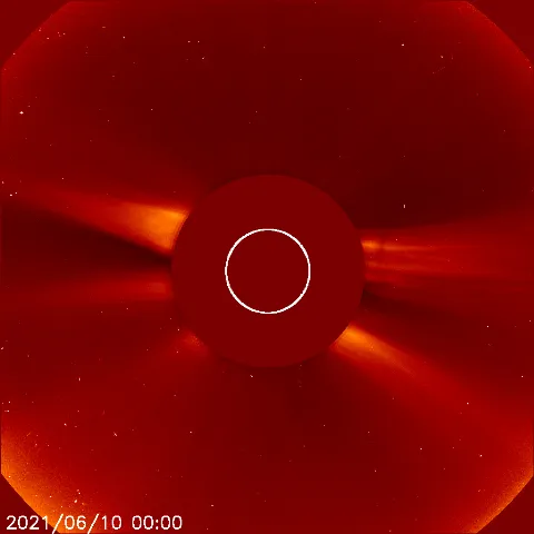 Image of solar wind