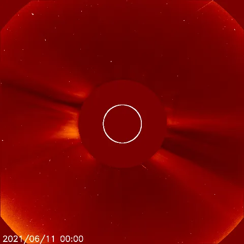 Image of solar wind