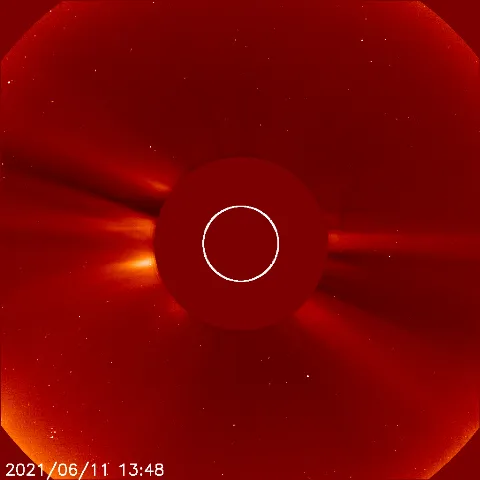 Image of solar wind