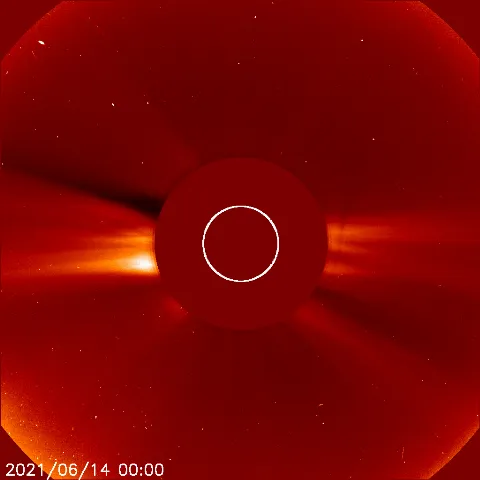 Image of solar wind