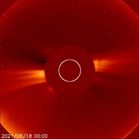 Image of solar wind