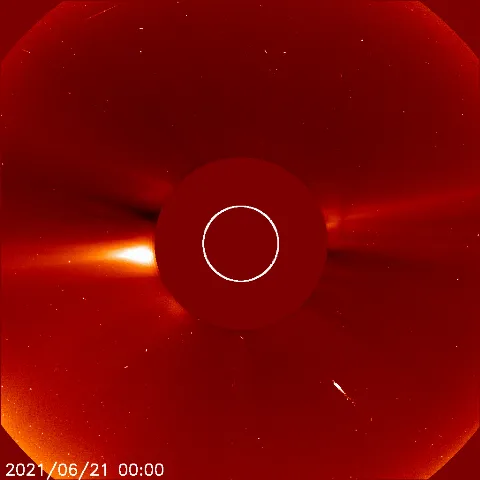 Image of solar wind