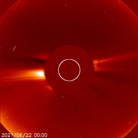 Image of solar wind