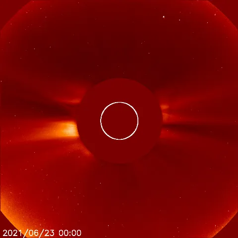 Image of solar wind