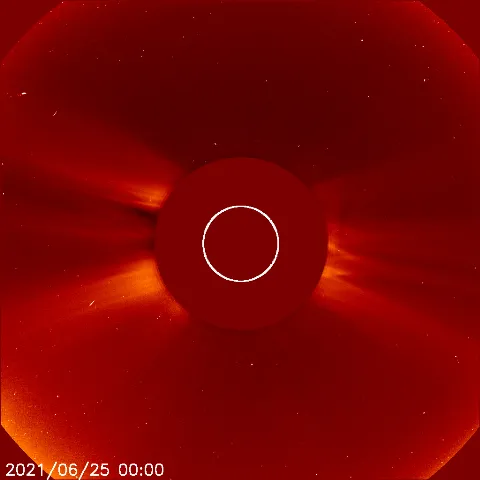 Image of solar wind