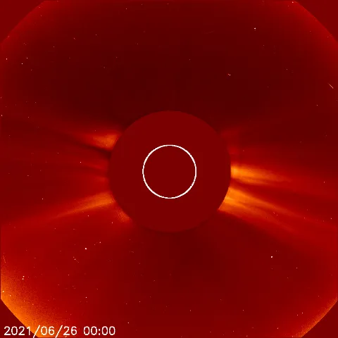 Image of solar wind