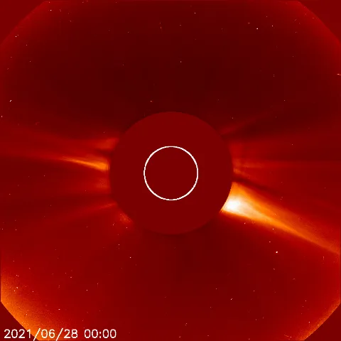 Image of solar wind