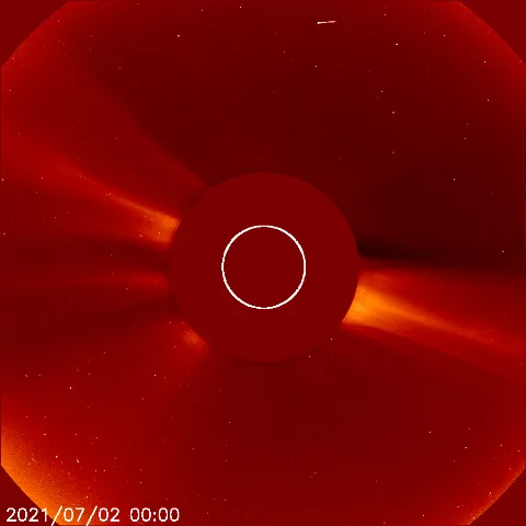 Image of solar wind