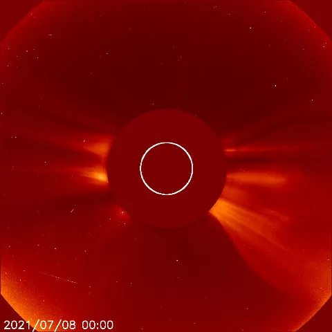 Image of solar wind