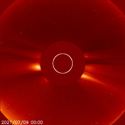 Image of solar wind