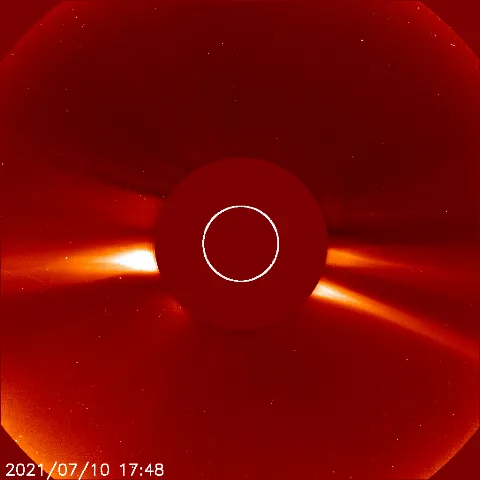 Image of solar wind