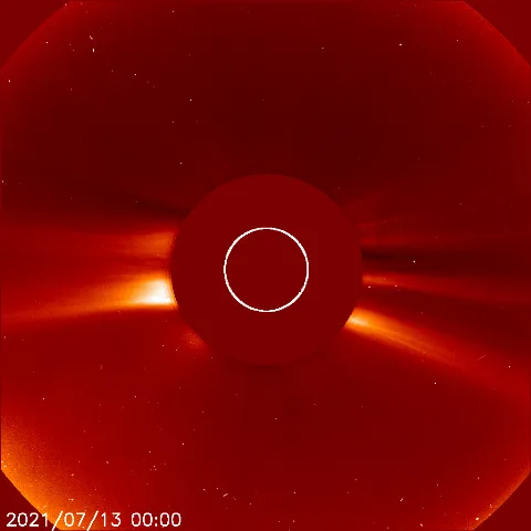 Image of solar wind