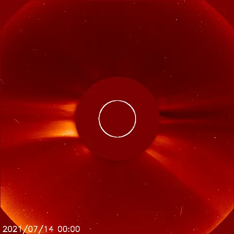 Image of solar wind