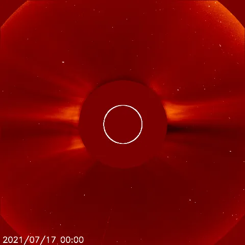 Image of solar wind