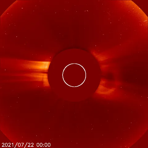 Image of solar wind