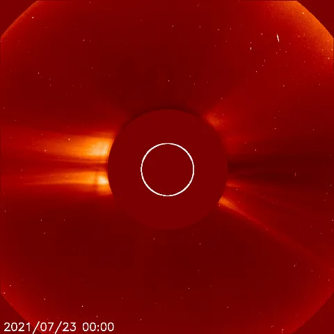 Image of solar wind