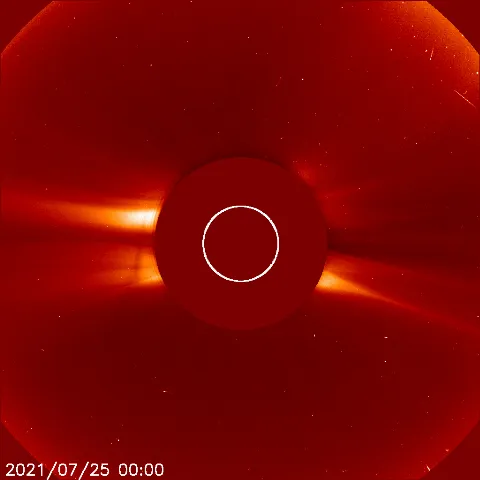 Image of solar wind