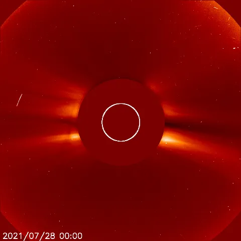 Image of solar wind