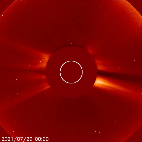 Image of solar wind