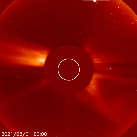 Image of solar wind