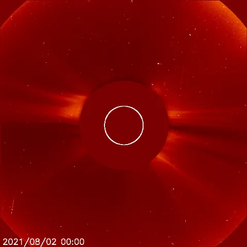 Image of solar wind