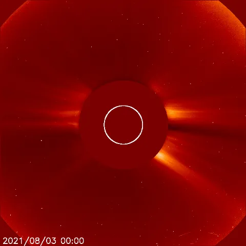 Image of solar wind