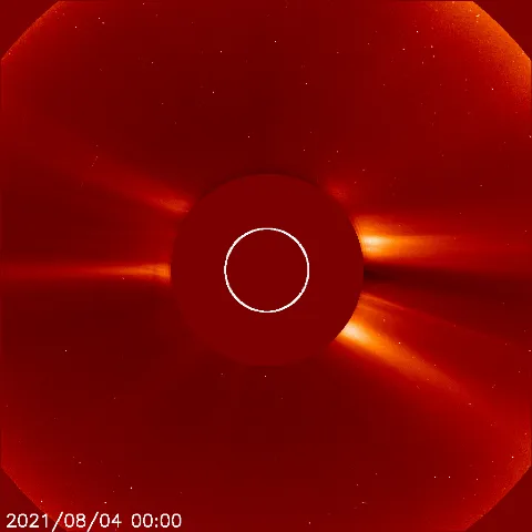 Image of solar wind