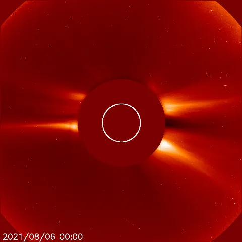 Image of solar wind