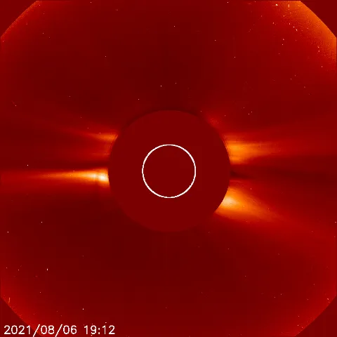 Image of solar wind