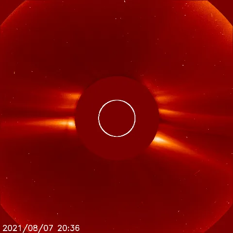 Image of solar wind