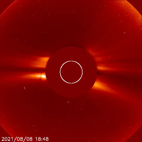 Image of solar wind