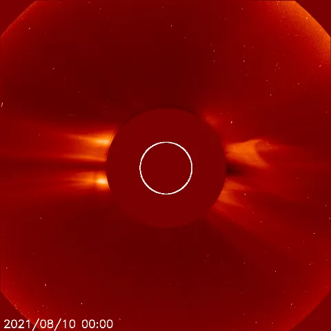 Image of solar wind