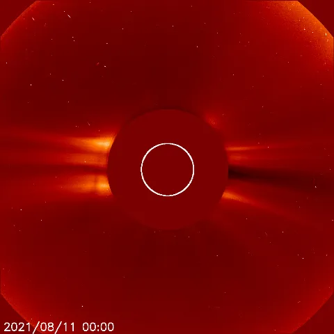 Image of solar wind