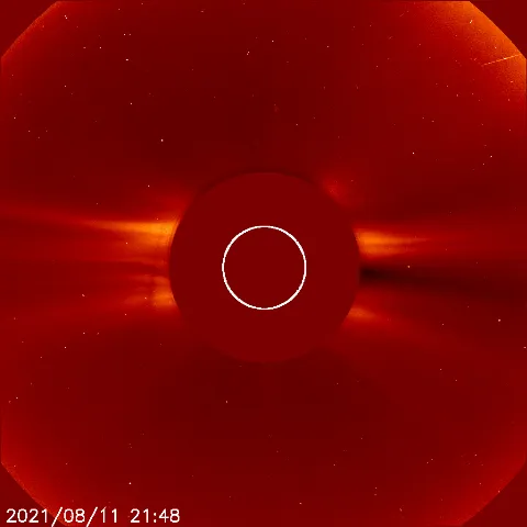 Image of solar wind