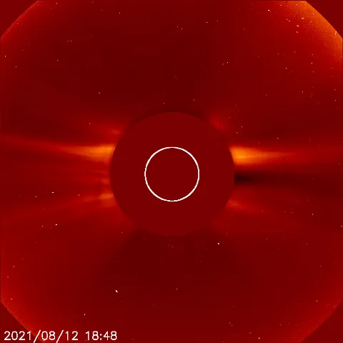 Image of solar wind