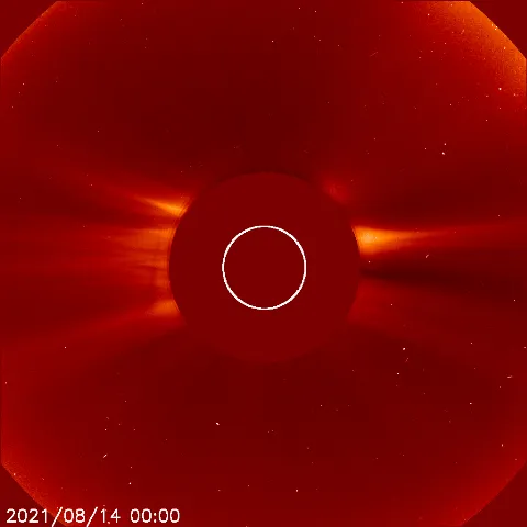 Image of solar wind