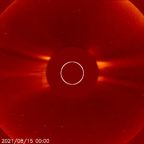 Image of solar wind