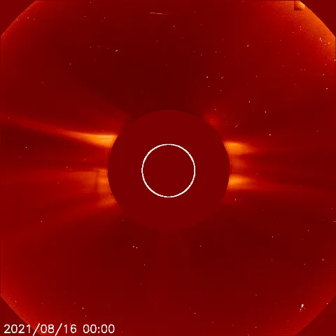 Image of solar wind