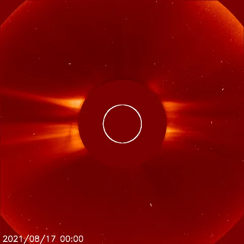 Image of solar wind