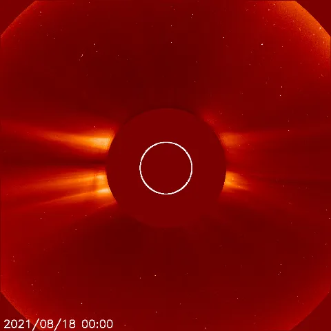 Image of solar wind