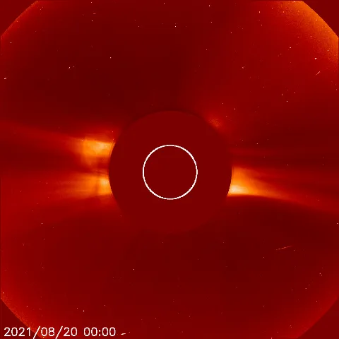 Image of solar wind