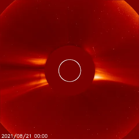 Image of solar wind