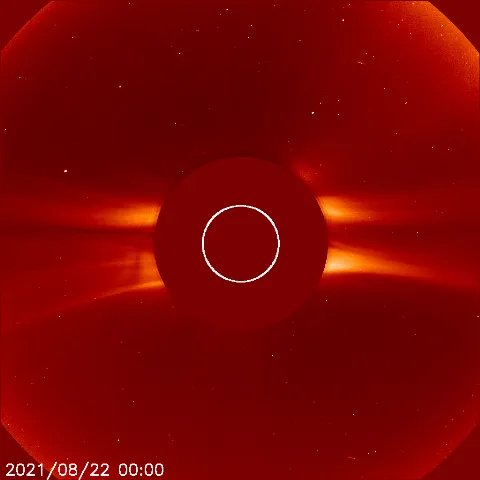 Image of solar wind