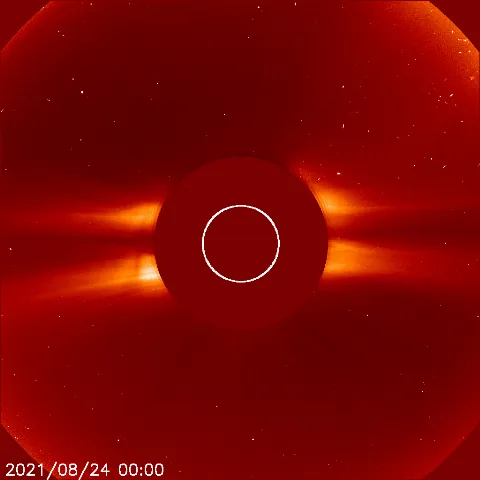 Image of solar wind