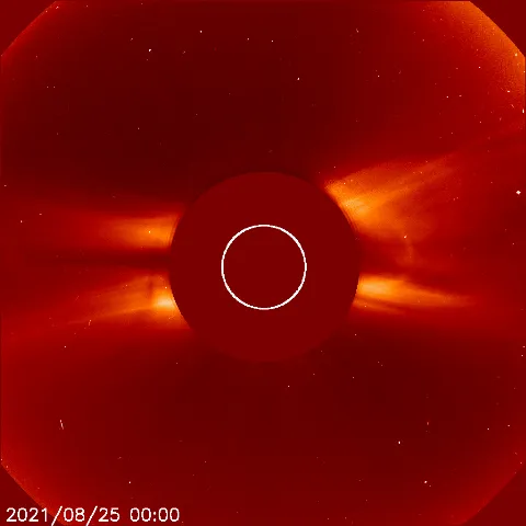 Image of solar wind