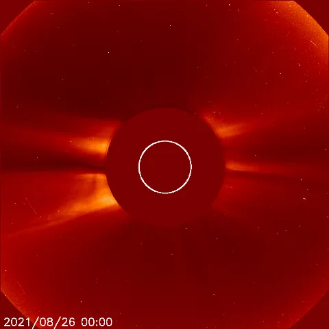 Image of solar wind